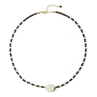 Collier en argent et Chrysoprase Citron