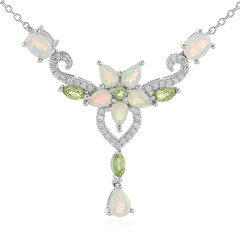 Collier en argent et Opale Welo
