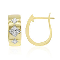 Boucles d'oreilles en or et Diamant SI2 (G)