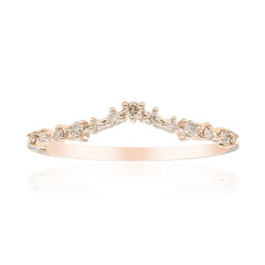 Bague en or et Diamant rose de France SI1 d'Argyle 