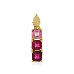Pendentif en argent et Tourmaline néon du Nigeria