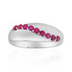Bague en argent et Rubis de Birmanie (Pallanova)