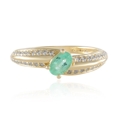 Bague en or et Emeraude de Russie (de Melo)