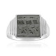 Bague en argent et Météorite d'Alétaï