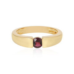 Bague en argent et Grenat Rhodolite framboise