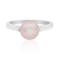 Bague en argent et Perle de culture d'eau douce