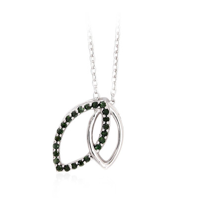 Collier en argent et Diamant vert I3