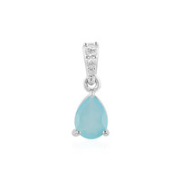 Pendentif en argent et Onyx bleu