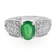 Bague en argent et Emeraude de Bahia