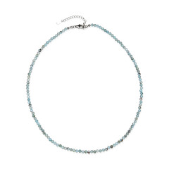 Collier en argent et Larimar