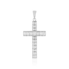 Pendentif en argent et Topaze blanche