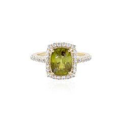Bague en or et Sphène