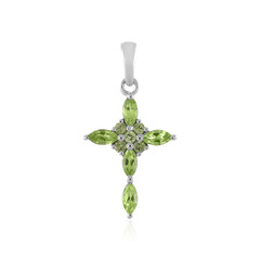 Pendentif en argent et Péridot de l'Arizona