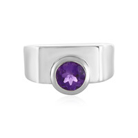 Bague en argent et Améthyste de Sibérie