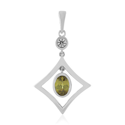 Pendentif en argent et Sphène