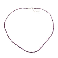 Collier en argent et Diamant pourpre (CUSTODANA)