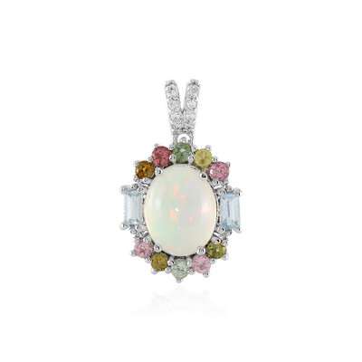 Pendentif en argent et Opale Welo