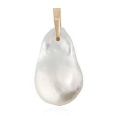 Pendentif en or et Perle de culture d'eau douce