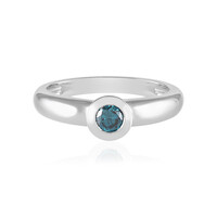 Bague en or et Diamant bleu I2 (KM by Juwelo)