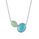 Collier en argent et Turquoise Sleeping Beauty (KM by Juwelo)