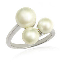 Bague en argent et Perle de culture d'eau douce