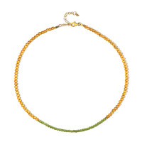 Collier en argent et Péridot