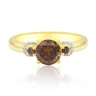 Bague en or et Diamant cognac SI1 d'Argyle (Mark Tremonti)