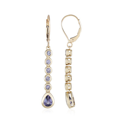 Boucles d'oreilles en or et Tanzanite (KM by Juwelo)