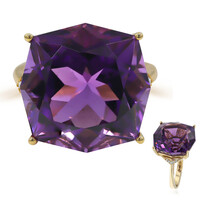 Bague en or et Améthyste (CIRARI)