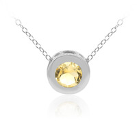 Collier en argent et Citrine