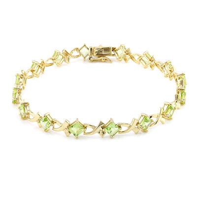 Bracelet en argent et Péridot