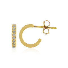 Boucles d'oreilles en argent et Diamant I3 (H)