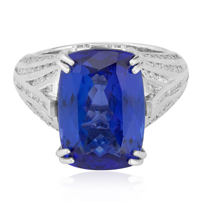Bague en or et Tanzanite AAA (de Melo)