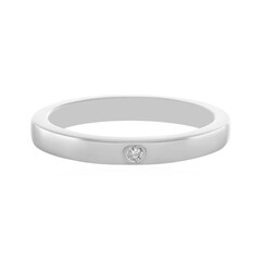 Bague en argent et Diamant I4 (J)