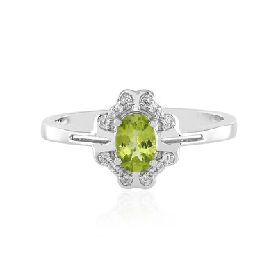 Bague en argent et Péridot