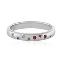 Bague en argent et Saphir