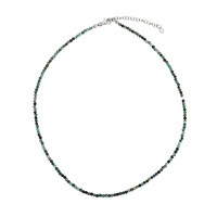 Collier en argent et Chrysocolle