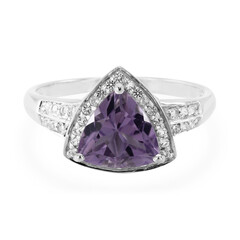 Bague en argent et Améthyste de Bolivie