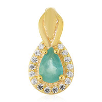 Pendentif en argent et Grandidierite