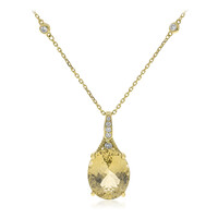 Collier en or et Tourmaline néon du Congo (CIRARI)