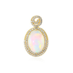 Pendentif en argent et Opale Welo