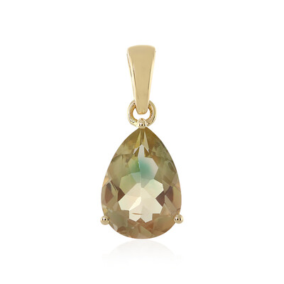 Pendentif en or et Pierre du Soleil de l’Orégon