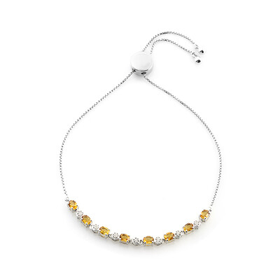 Bracelet en argent et Citrine