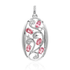 Pendentif en argent et Tourmaline rose (VIENNA 1903)