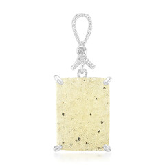 Pendentif en argent et Agate étincelante