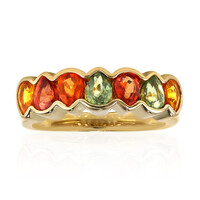 Bague en argent et Saphir