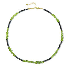 Collier en argent et Hématite noire