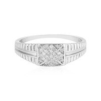 Bague pour homme en argent et Diamant I2 (I)
