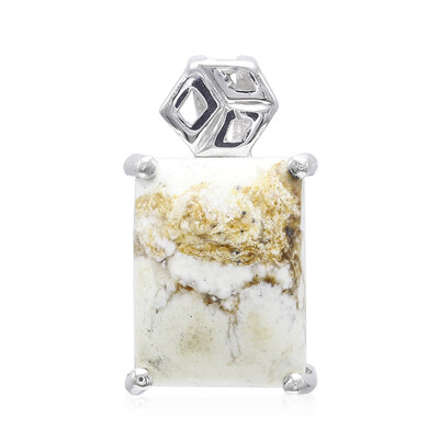 Pendentif en argent et Magnésite