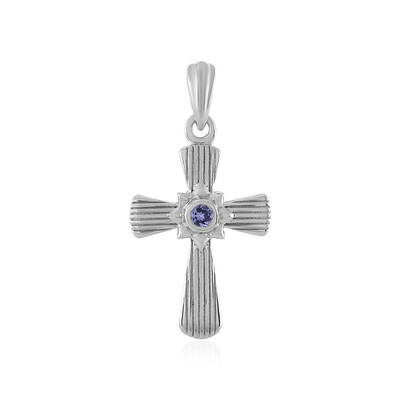 Pendentif en argent et Tanzanite